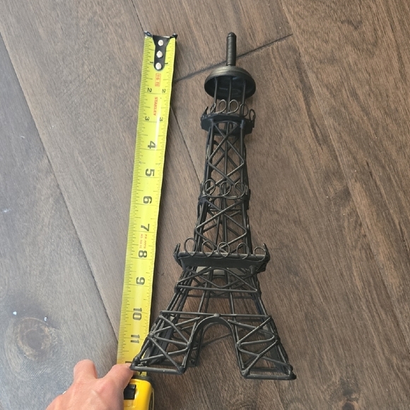 Black Eiffel Tower Wire Sculptures, Faahion Girls, Statement, GUC, 12", Iron Art - Picture 11 of 12